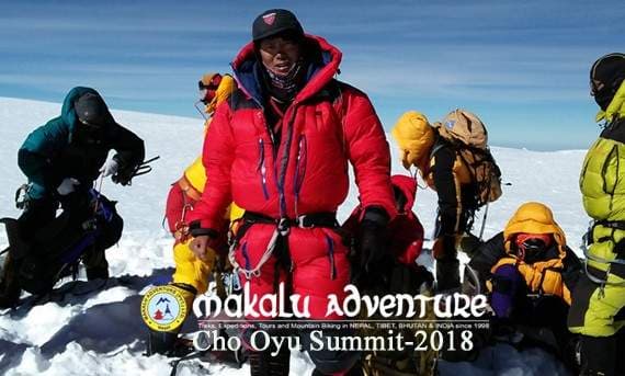 Cho Oyu Autumn 2018 Expedition a Huge Success for Makalu Adventure
