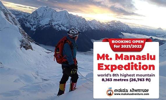Manaslu Expedition 2021 heading for climbing Mt. Manaslu summit