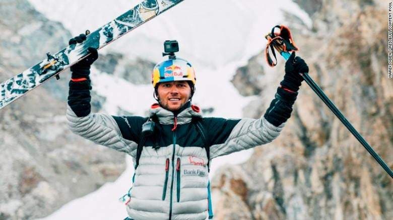 The world's first ski descent of K2