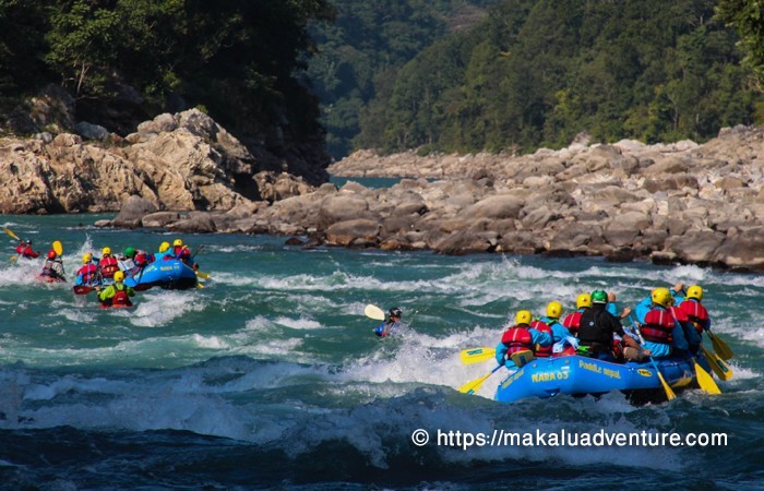 Karnali River Rafting  with Makalau Adventures