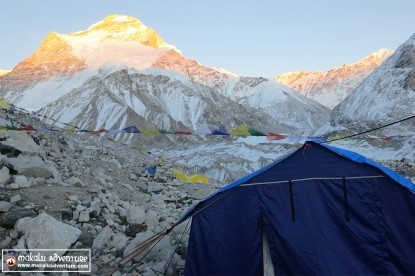 View of Mt. Everest (8850m)