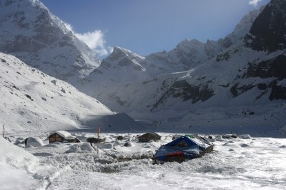 Snow Field of Makalu Base Camp