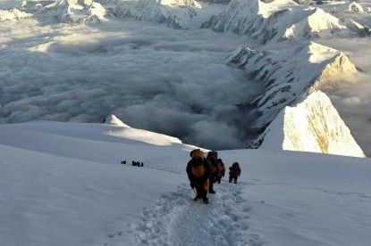Akkei Rahaman from the UK has successfully summited Mount Manaslu