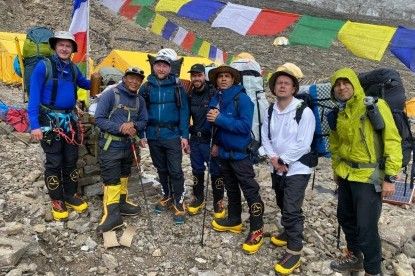 Akkei Rahaman from the UK has successfully summited Mount Manaslu