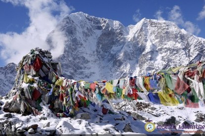 Prayer flags at Everest Base Camp