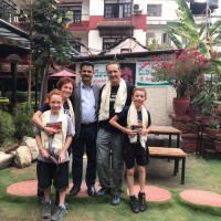 9 Yrs Twins Children Successfully Complete Annapurna Base Camp Trek by Makalu Adventure