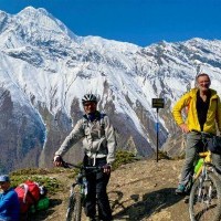 Biking in the Himalayas of Annapurna Circuit