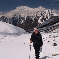 Trekking to Chulu West Peak Summit