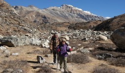 Walking to Kanchenjunga Base Camp