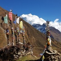 Trek up to Mt. Manaslu, cross the Larkya La pass and admire the rich biodiversity of the region