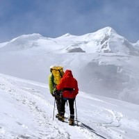 Climbing upto Mera Peak