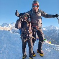 At the Summit of Mera Peak