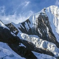 Front View of SIngu Chuli Peak