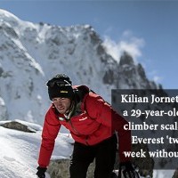 Spanish climber Killan Jorney scales Mount Everest 'twice in a week without oxygen'
